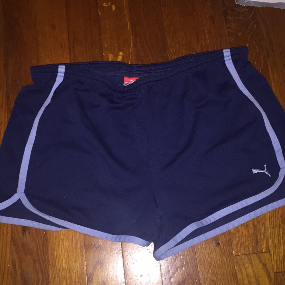 Blue puma shorts size XL